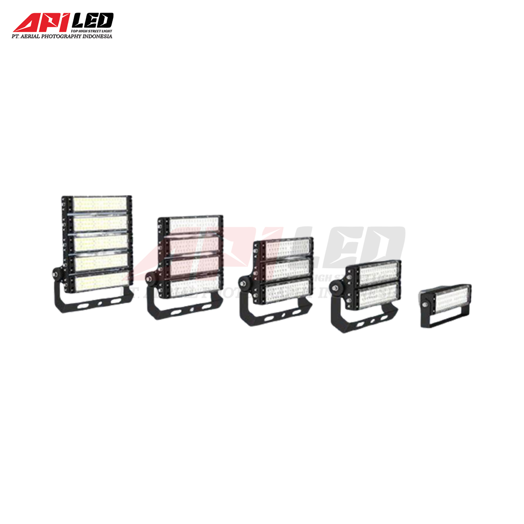 Lampu LED Floodlight Industrial Adjustable APILED AL-FL02 | Model 300-1200 | IP67 IK09