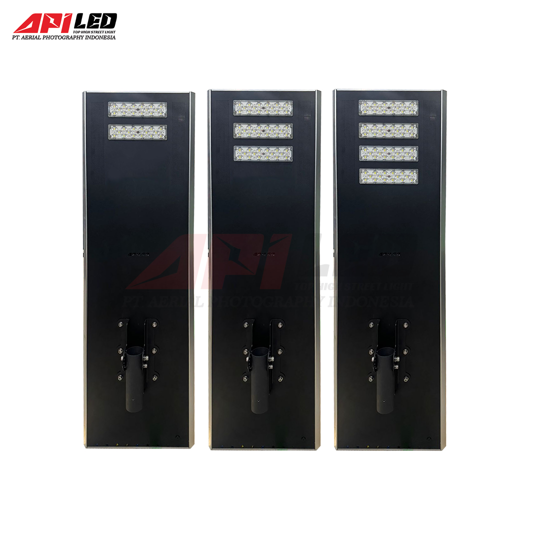 Lampu PJU Tenaga Surya APILED All In One 40W-100W | LiFePO4 | MPPT | IP65